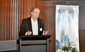 Prof. Adams talks Southbank Boulevard