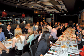 Great spirit at networking lunch