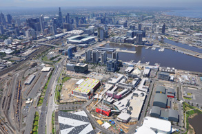 Bird’s eye view of Docklands