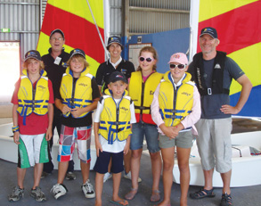 Kids take to the water