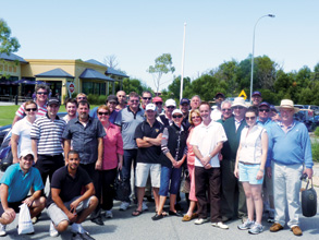 Sun shines on Mad golfers