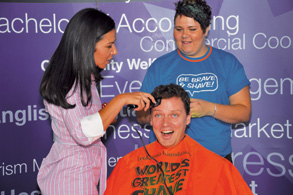 Close shave for charity