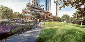 A glance at Southbank’s new park