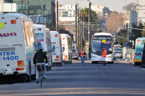 NewQuay ‘‘invaded’’ by buses