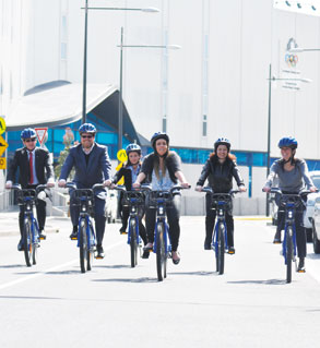 ING adopts pedal power