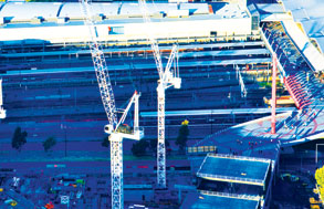 Docklands defies the financial gloom
