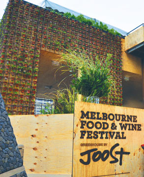 Food and wine festival overcomes soggy start