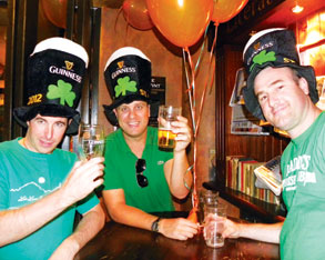 St Patrick’s day celebrations
