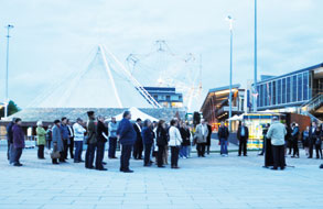 Docklanders take to the promenade over NewQuay