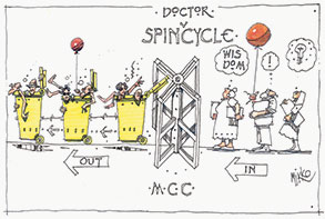 Revolving door for spin doctors