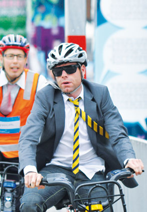 Docklands suits Cadel just fine