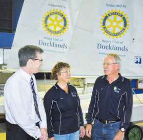Rotary powers the sails