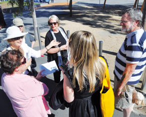 Councillor is shown the issues