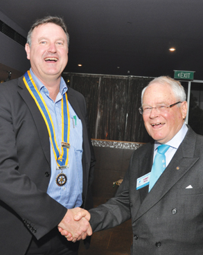New president for Docklands Rotary