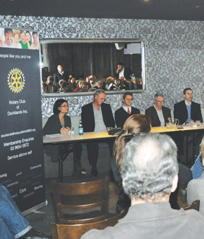 Docklanders meet the candidates