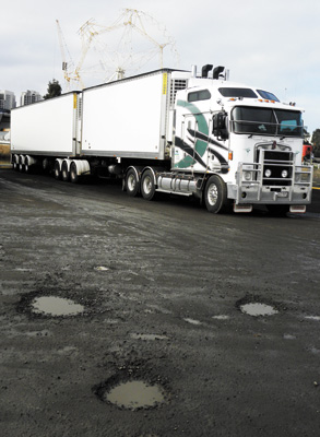 A hole lot of trouble brewing at the port