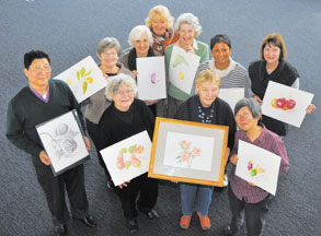 Brush up on art at The Hub
