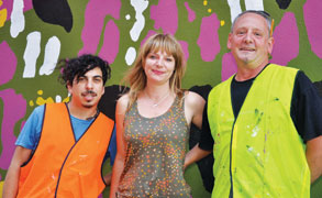 Mural comes to life