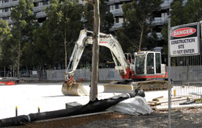 New courts take shape