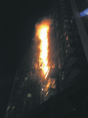 Builder dodges cladding bill