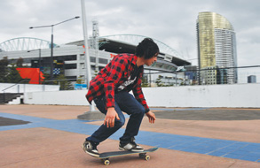 Docklands is a skating hot spot