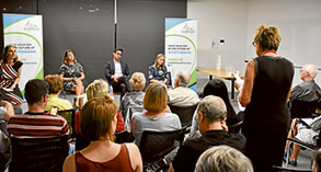 Candidates talk Macnamara