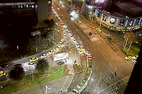 Taxi chaos