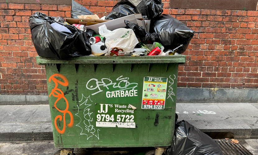 CBD residents voice their anger over “appalling” state of rubbish