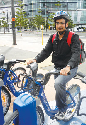Docklanders take to share bikes