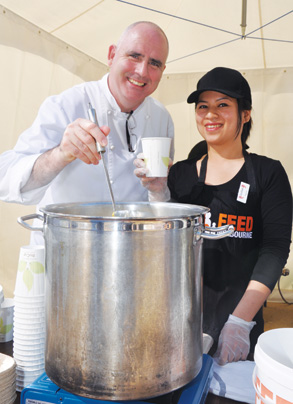 Super soup in Docklands