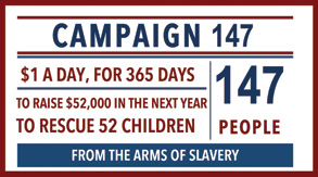 Just a dollar a day will rescue a sex slave