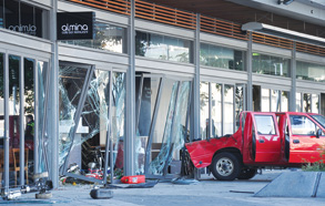 Ute attack on waterfront eatery