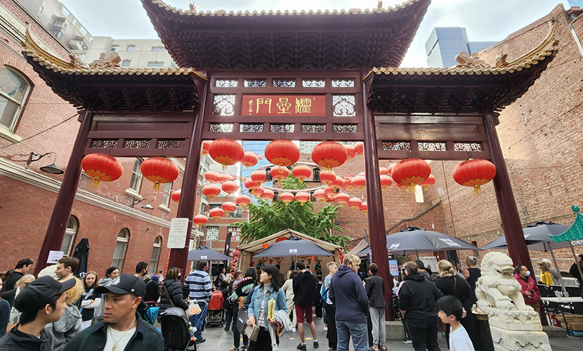 Winter in Chinatown
