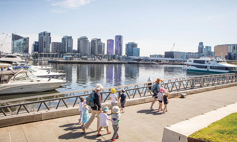Children blossom at high-rise oasis