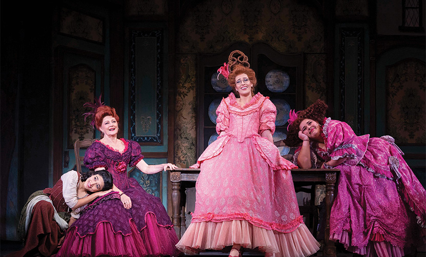Glass slipper moment enhanced with surprising comedy flair