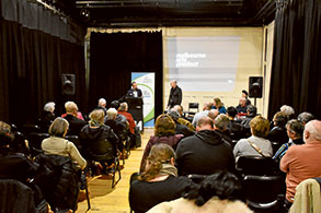 Residents talk art