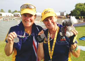 Local paddlers compete
