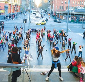 Flash mob for a cause