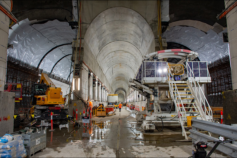  Town Hall Station shaping as a new city landmark