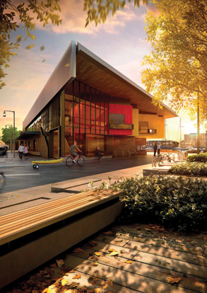 Community precinct underway