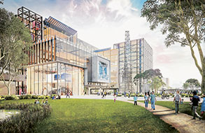 A snapshot of new Fishermans Bend campus