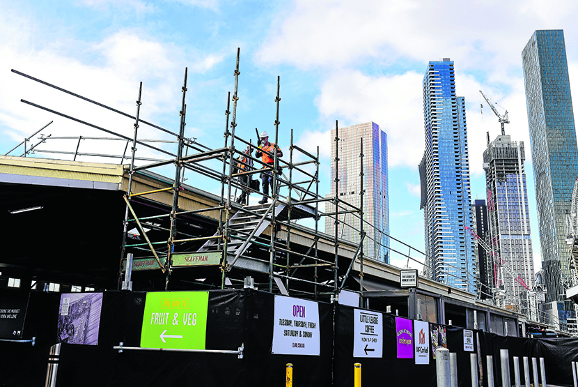 Construction industry delays hamper Queen Victoria Market renewal