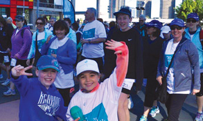 Walking for a cure