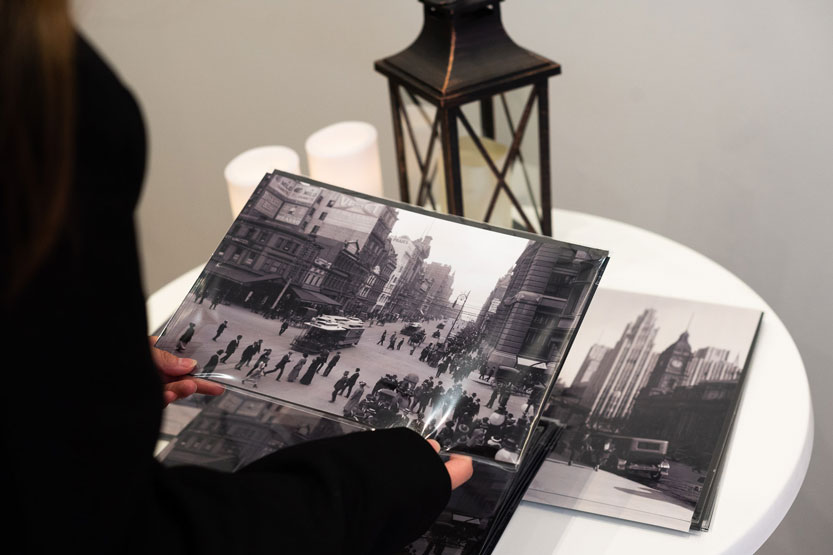 Nostalgic prints and gift wrapping for shoppers on Collins St