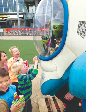 Alien encounter in NewQuay