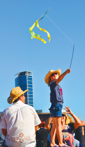 Docklands shines on Australia Day