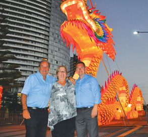 Docklands Dragon brings luck