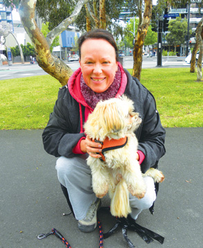 Pixie is at home in Docklands