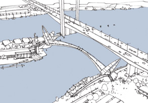 Boating - Bridge referenced in Gehl report