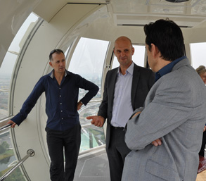 Media tour of Docklands